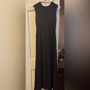 David Meister long black sequin maxi dress. Size 4. Excellent condition.